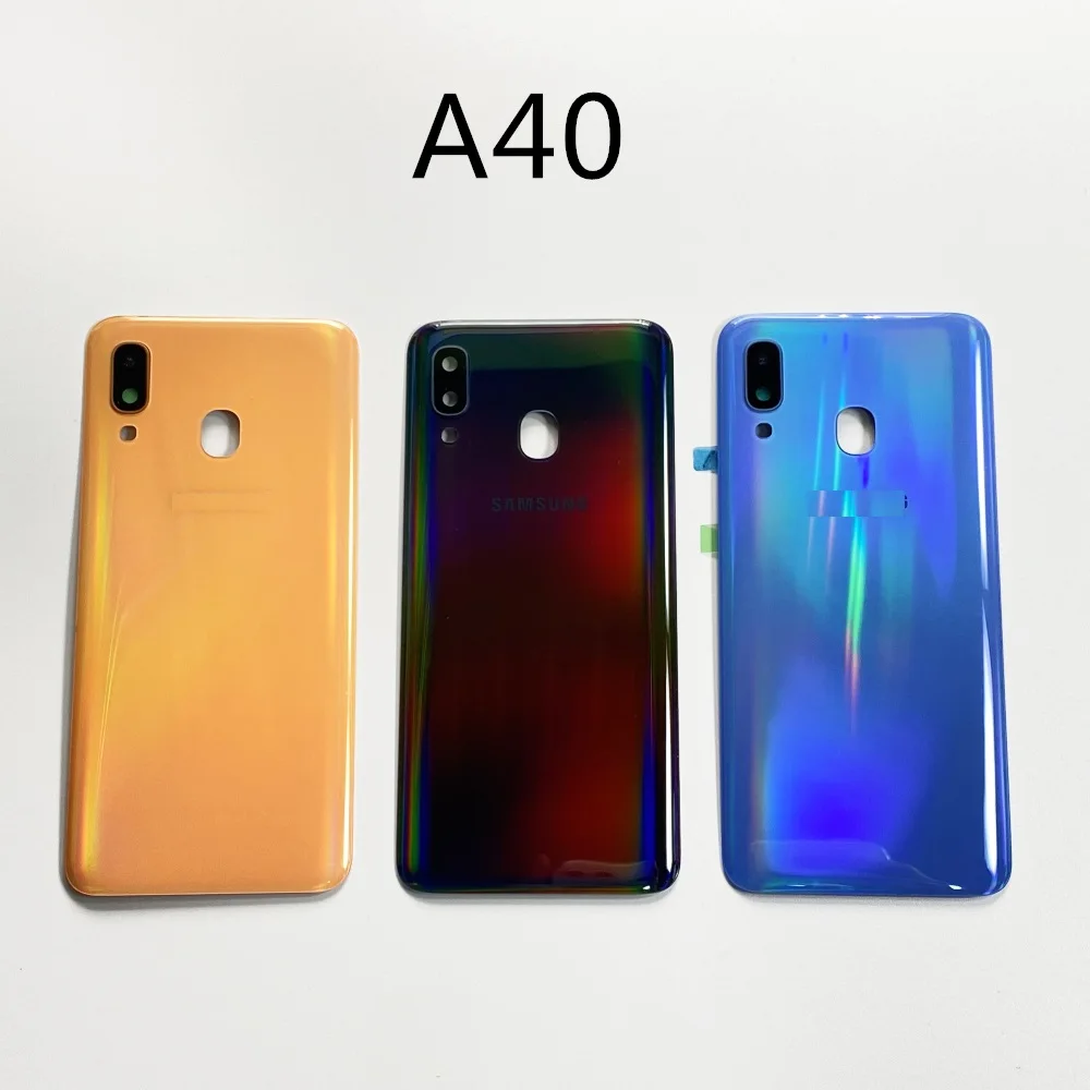 

Задняя крышка батарейного отсека для SAMSUNG Galaxy A40 A405, замена корпуса, запасные части для Samsung A 40