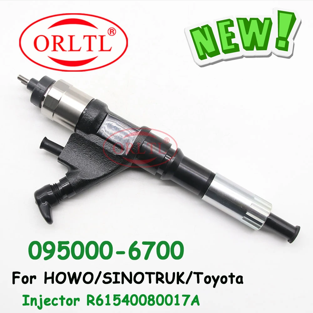 

095000-6700 095000-6701 Common Rail Diesel Injector 095000-6702 Fuel Injection Nozzle 095000-6703 for Sino Truck R61540080017A