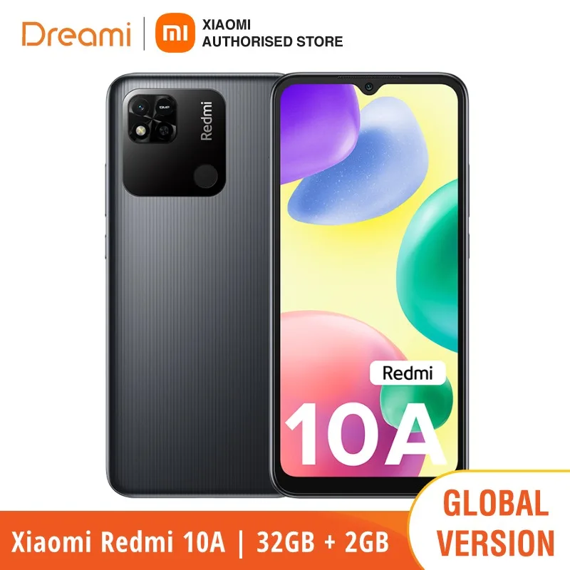 Tanie Wersja Globalna Xiaomi Redmi 10A LTE | MediaTek Helio G25, 5000mAh, Tylny Czujnik Odcisków Palców