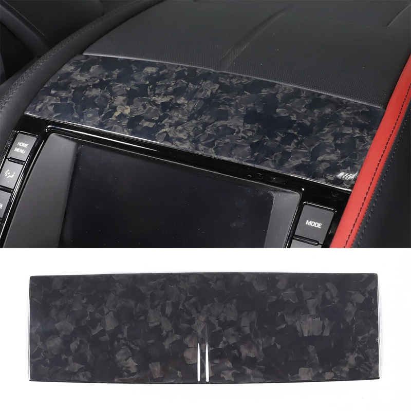 

For 2013-2022 Jaguar F-TYPE true carbon fiber navigation screen upper decorative cover car accessories