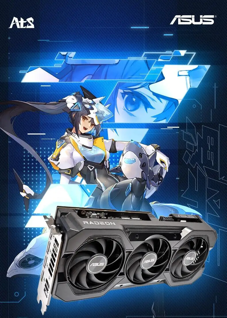 Оригинальная AMD RX 6750GRE 7700XT игровая дискретная видеокарта для настольного ПК