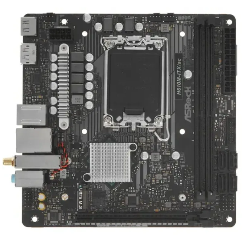 Asrock h610m itx. H610m-itxac. asrock h610m-itxac. h610m-itxac сборка. jingsha h610 itx.
