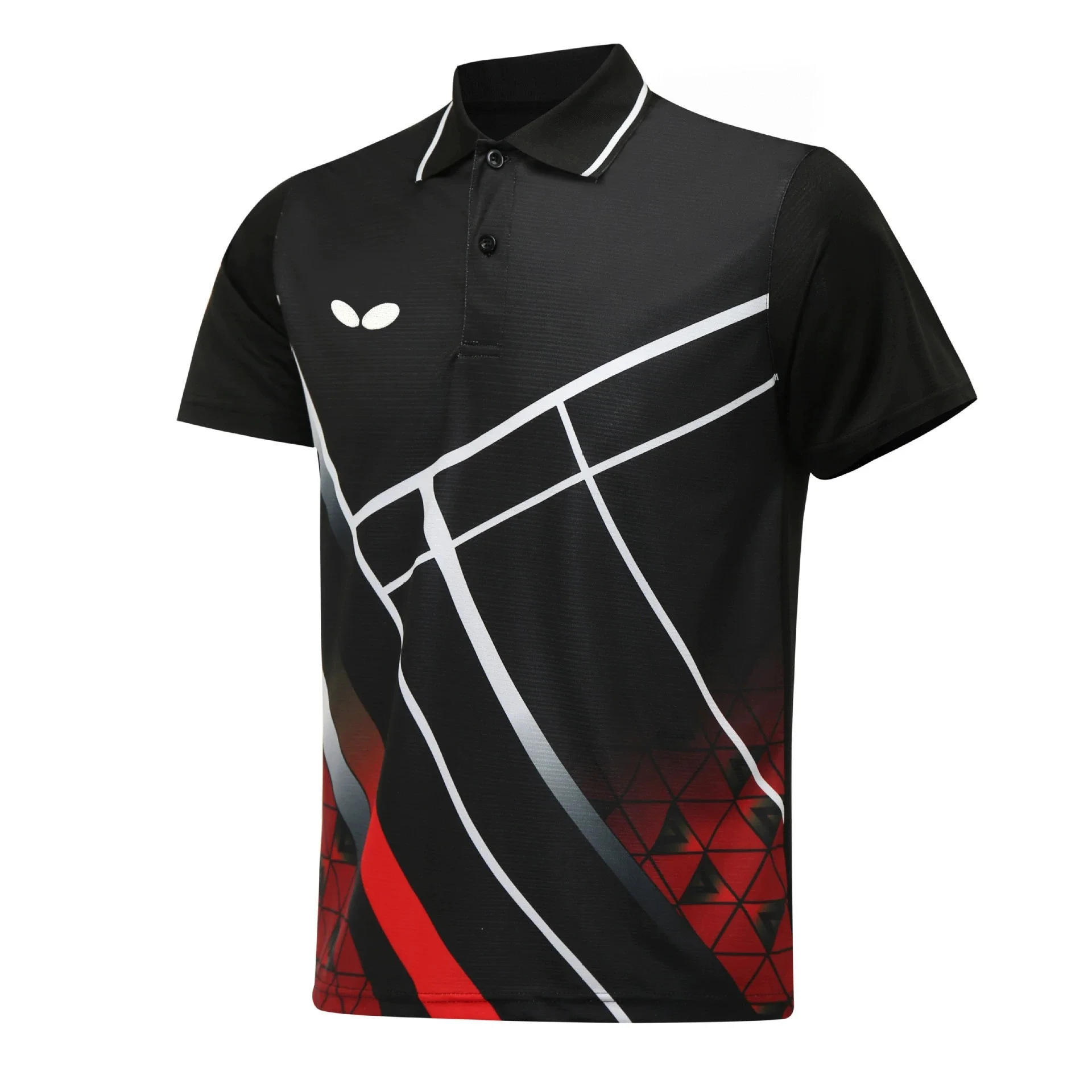 Sports Quick Drying Breathable T-shirt Table Tennis Sportswear Men's Table Tennis Training Light Short Sleeve Competition Top