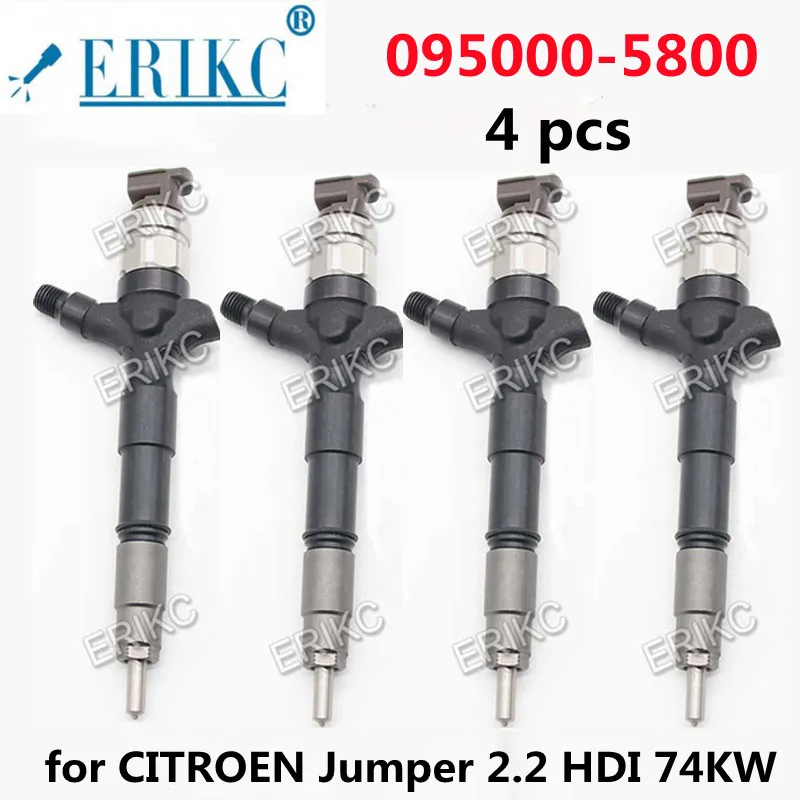 4 шт. 095000 -5800 -5801 Автомобильные детали DCRI 105800 Топливные форсунки 6C1Q-9K546-AC ДЛЯ CITROEN