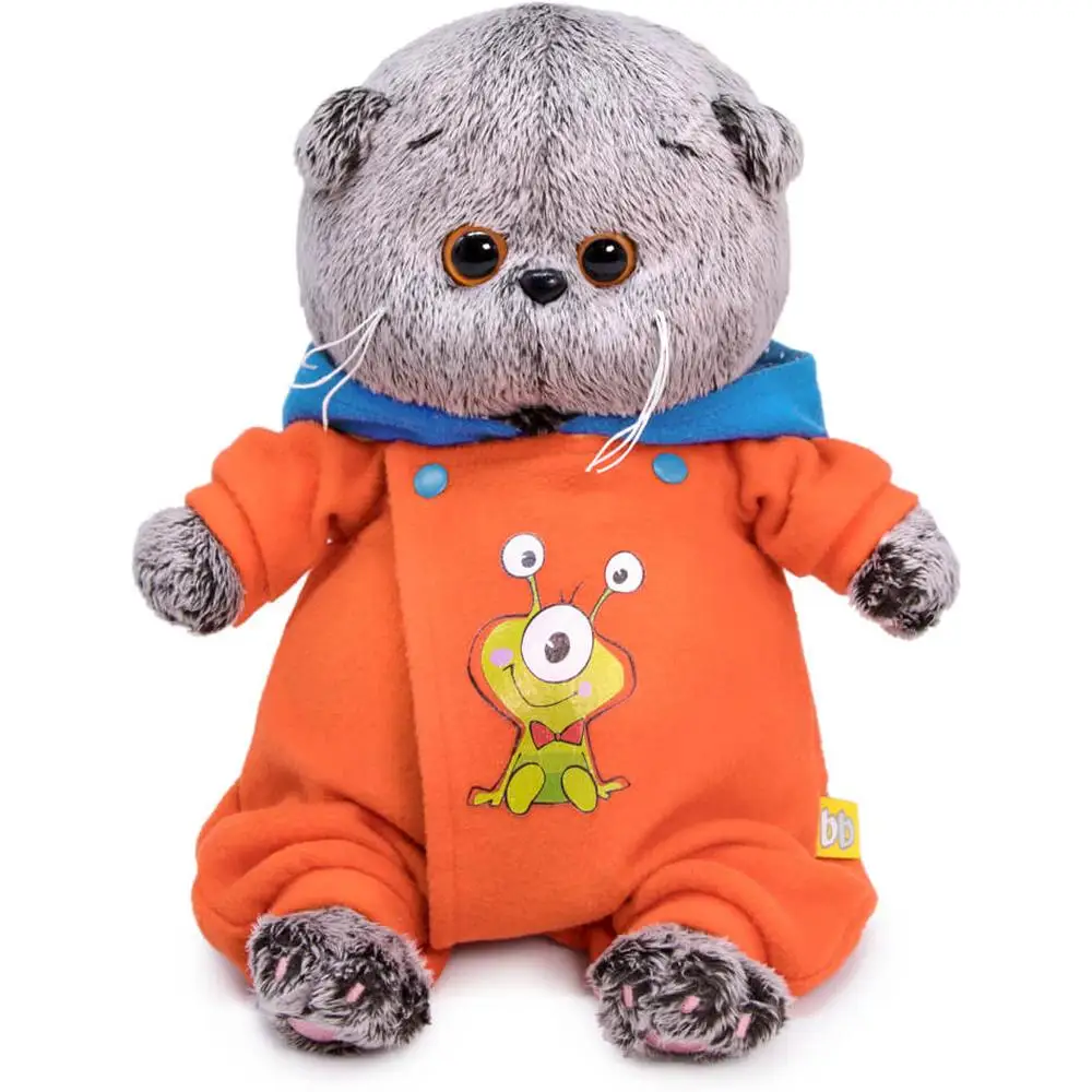 Budi Basa Basik &amp Co Басик BABY в комбинезоне с монстриком 20 см | Плюшевые животные
