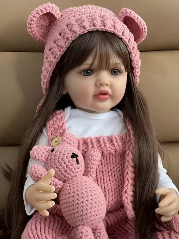 Кукла Реборн REBORN реалистичная натуральная для девочек в подарок 55см