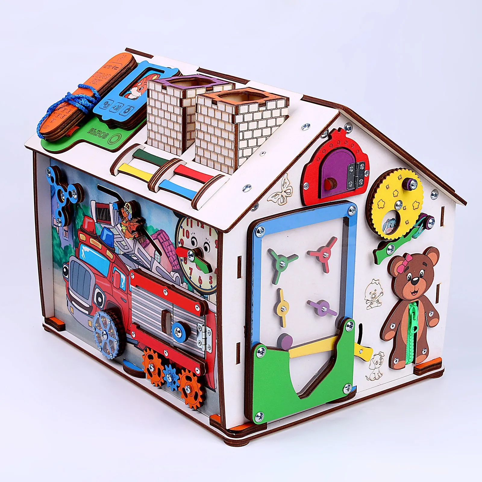 Бизидом со светом Пожарные 37 × 31 см |