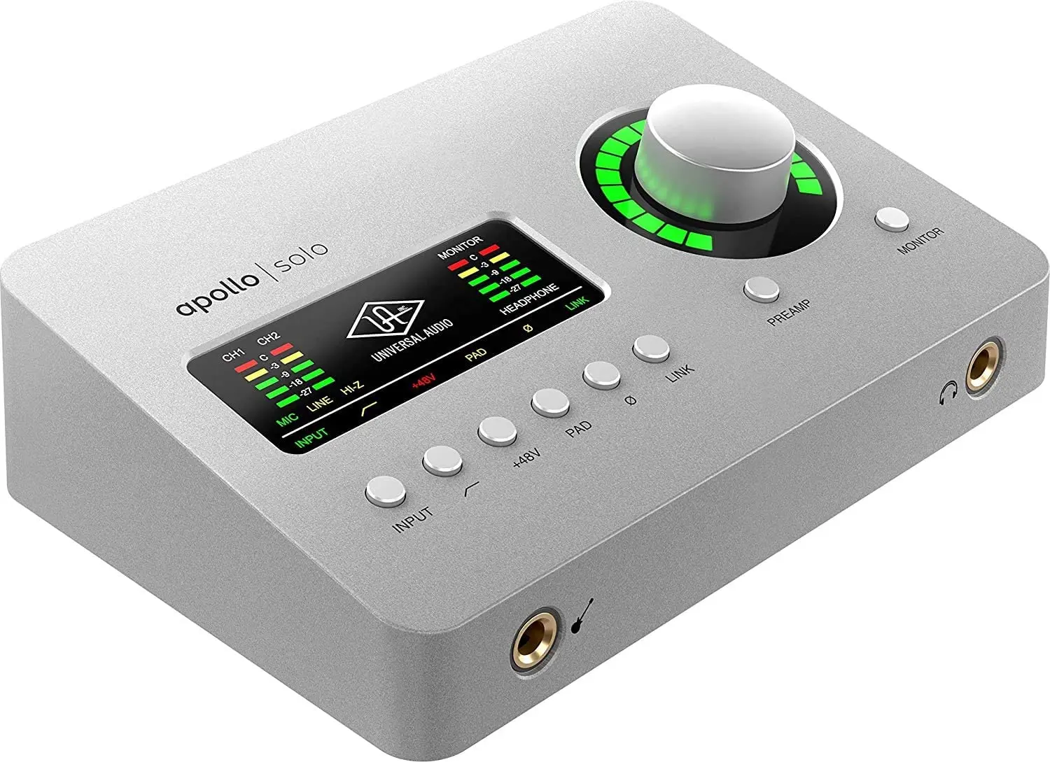 

Summer Discount Sales Universal Audio Apollo Solo Heritage Edition Thunderbolt 3 Audio Interface with UAD DSP