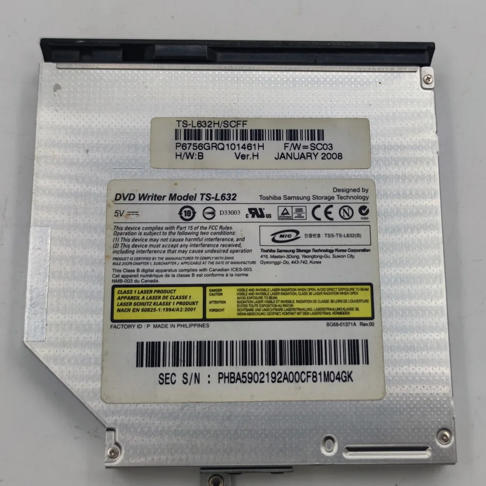 Привод DVD-RW TS-L632, Toshiba, Samsung