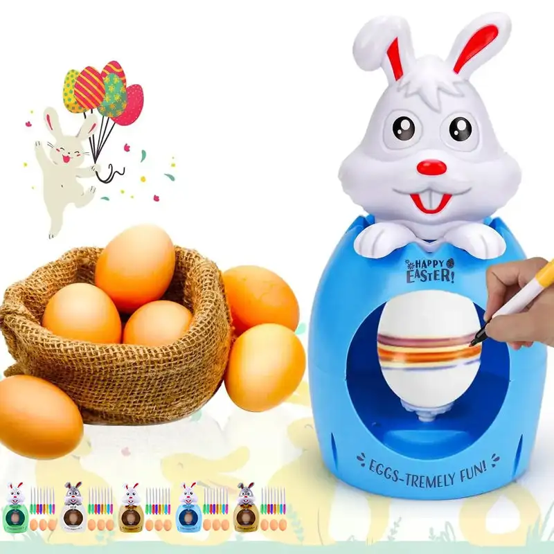 Игрушка для украшения пасхальных яиц - Зеленая машинка с подсветкой и музыкой