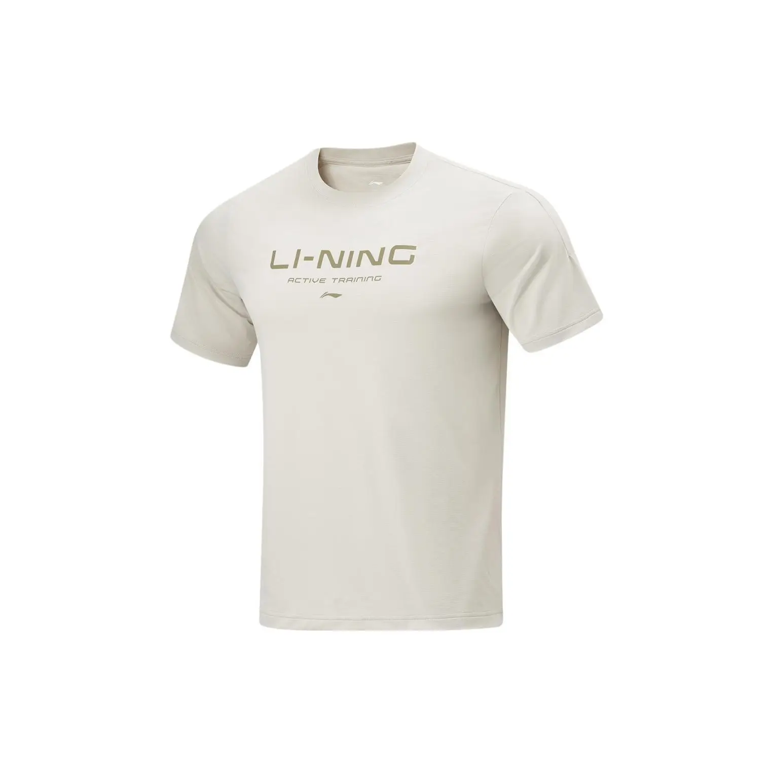 Li Ning Cooling Tea T Быстросохнущий повседневный топ с буквенным принтом и логотипом