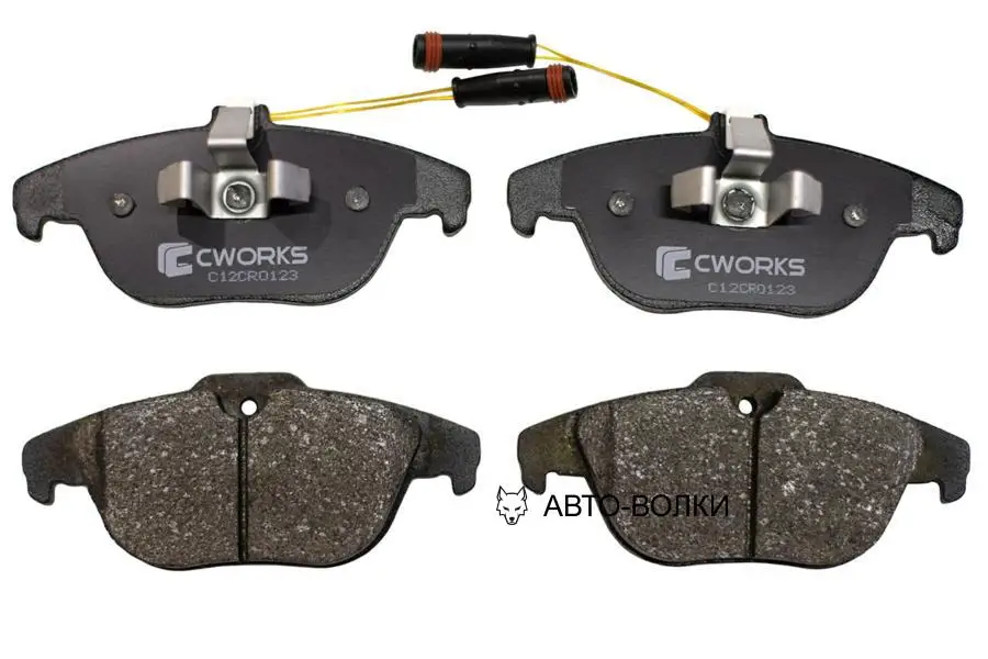 CWORKS C12CR0123 Тормозные колодки задние Low Metallic