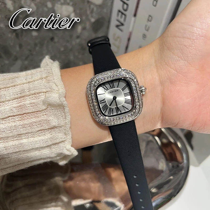 Часы в стиле Cartier легкий роскошный бренд высокого класса мужские и женские часы