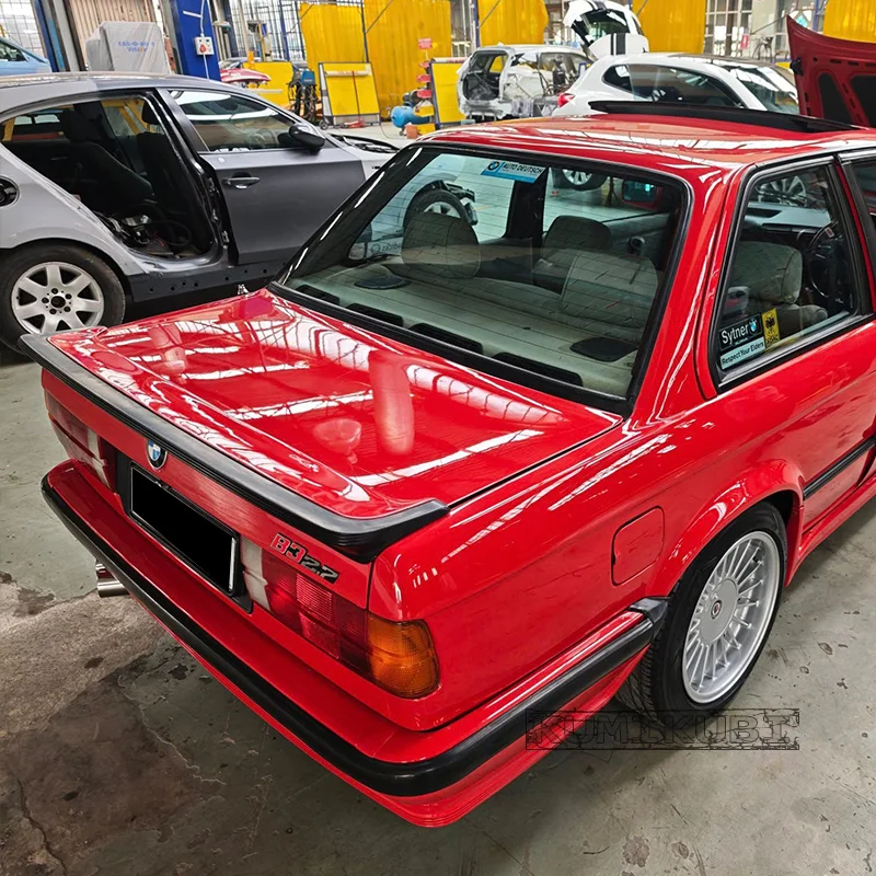 Фото Задний спойлер M-tech Ducktail Duckbill для BMW 3 e30 1982-1993 Седан Купе №2