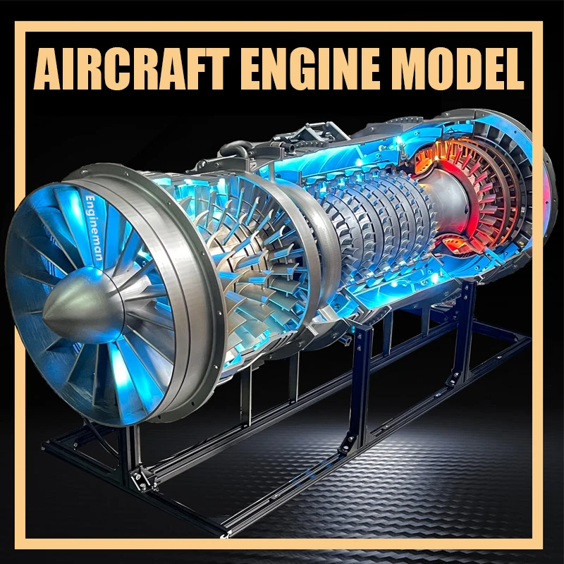 

200CM Long J-20 Turbofan Engine Model Fighter Aircraft Engine Limited Edition Custom Large Turbofan Engine Model