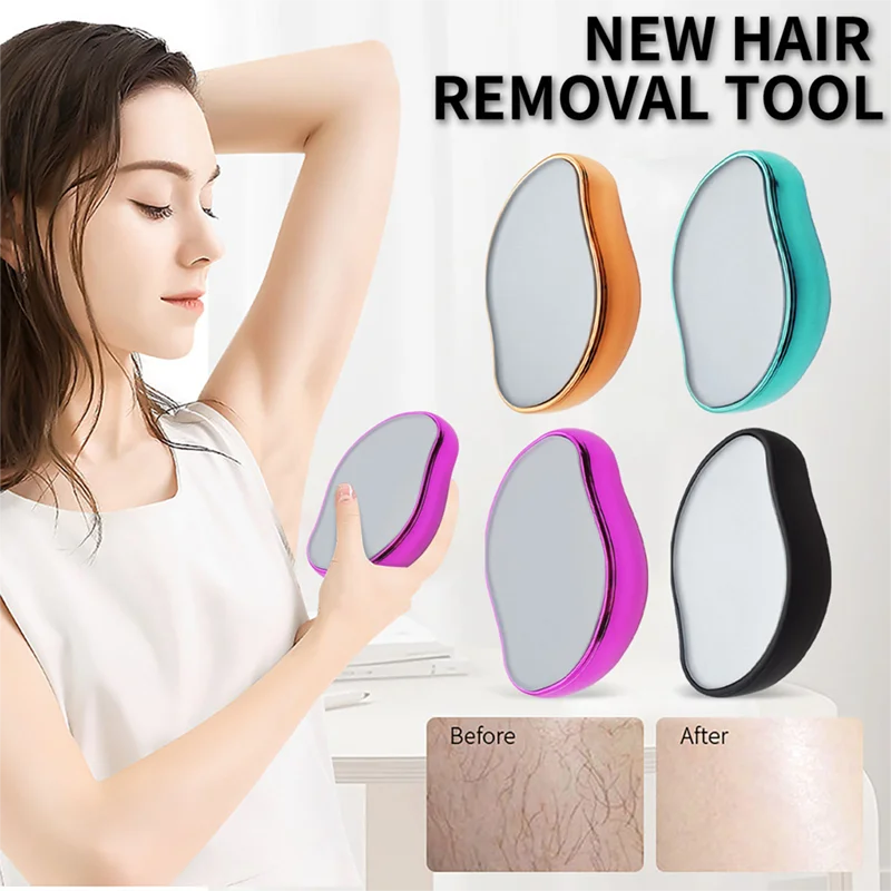 

Crystal Hair Eraser Physical Painless Easy Cleaning Reusable Hair Remover Body Beauty Depilation Makeup brushes Epilators