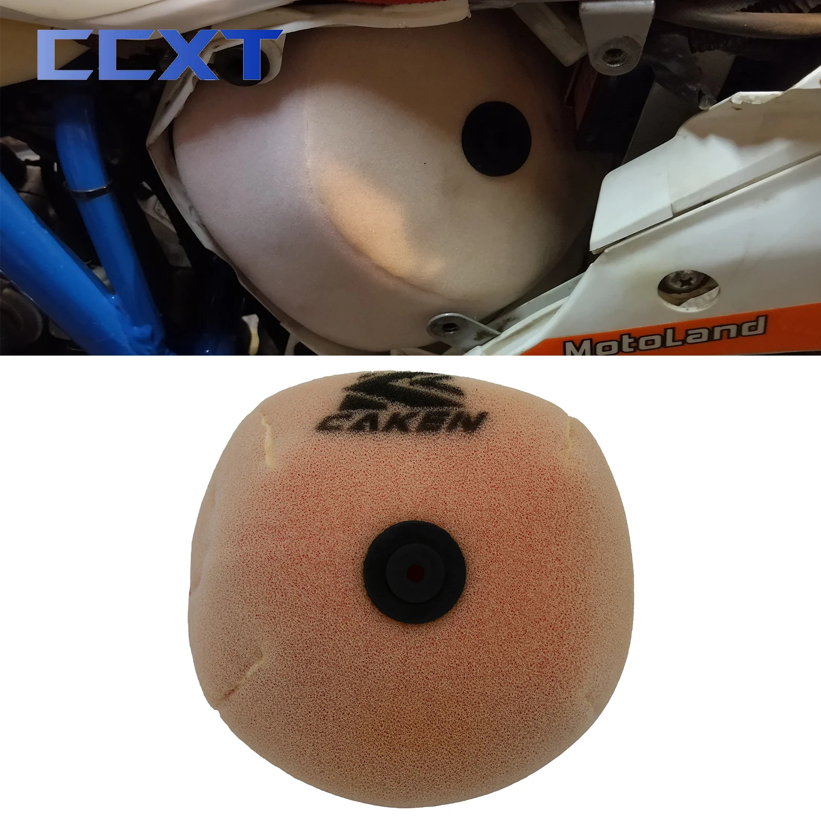 

Motorcycle NEW Dual Foam Layer Sponge Air Cleaner Filter For Honda CRF250R 2014-2016 CRF450R 2013-2015 Dirt Bike Universal Parts