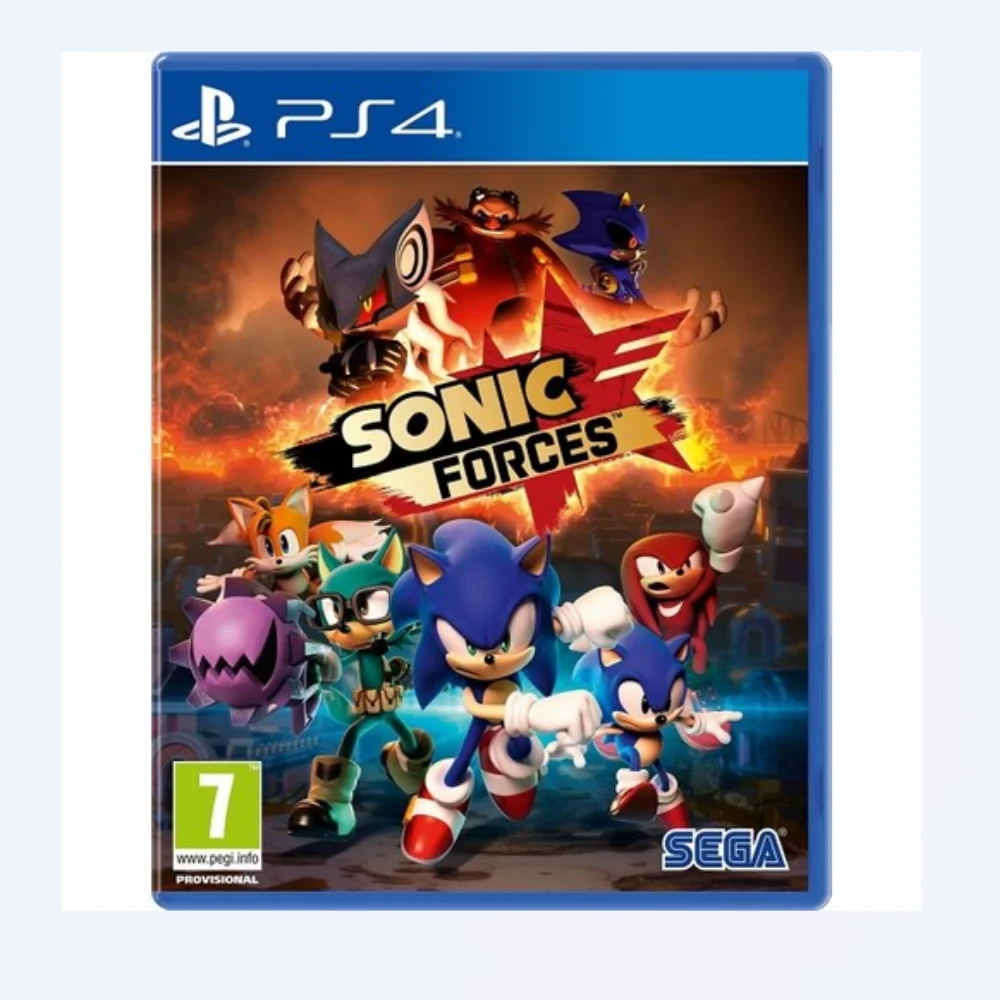 Sega Sonic Forces PS4 Gaming Fun Family Portable Console Television Trend 2022 Summer Winter Spring Autumn Immersive Fashion Kids Teen Men Women Hobby Home Life Highly Preferred Standard Time Spent Professional Fast