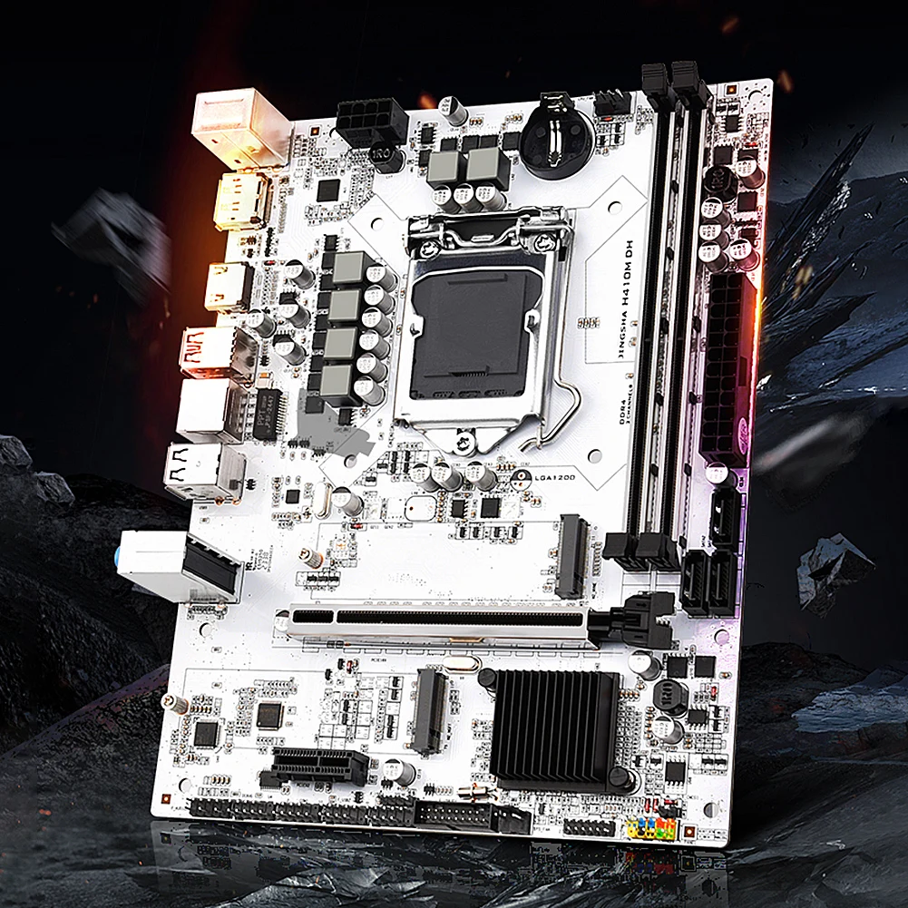 Материнская плата LGA1200 USB3.0 SATA3.0 H410