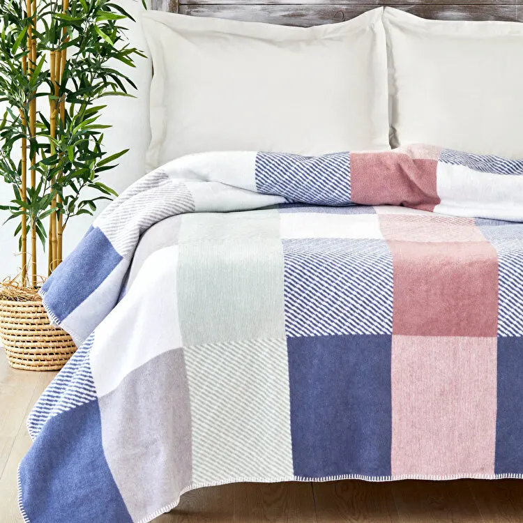 Karaca Home - ********** Джойс Индиго Мульти Двойной хлопок Одеяло