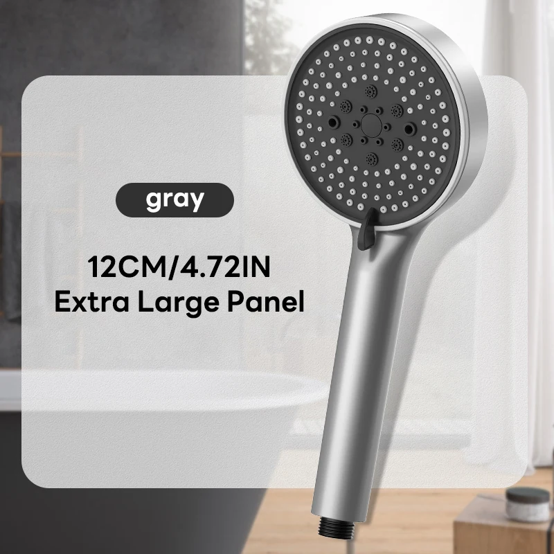 

Регулируемая душевая лейка 12 см ABS-пластик