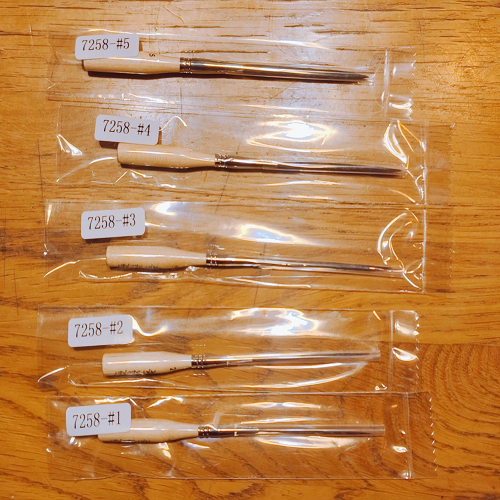 Профессиональные кисти для рисования деталей Artsecret уши крупного рогатого скота