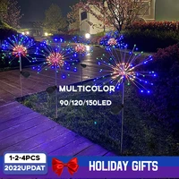 solar led light outdoor waterproof 90120150led for country house garden lawn landscape holiday christmas solar firework lights