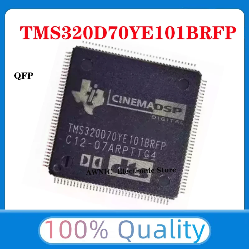 

1 шт./лот TMS320D70YE101BRFP TMS320D70YE TMS320D Новый и оригинальный бриллиантовый чипсет