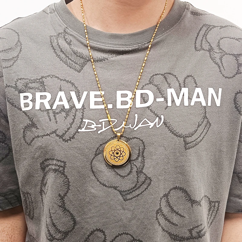 CAMAZ спутниковое ожерелье из нержавеющей стали модные украшения подвеска Energia для