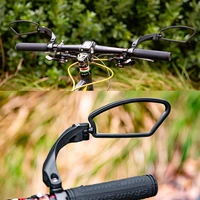 bicycle rear view mirror bike cycling clear wide range back sight rearview reflector adjustable handlebar left right mirror