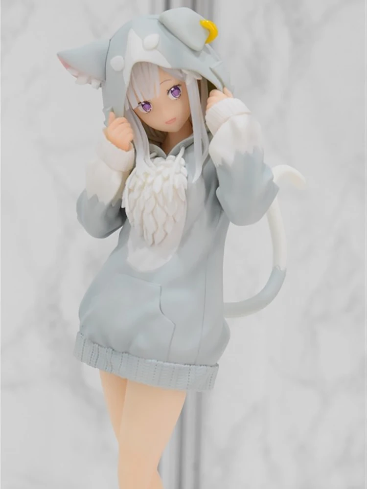 Фигурка игрушечная из ПВХ Sega Re Zero Emilia Rem Ram Puck |