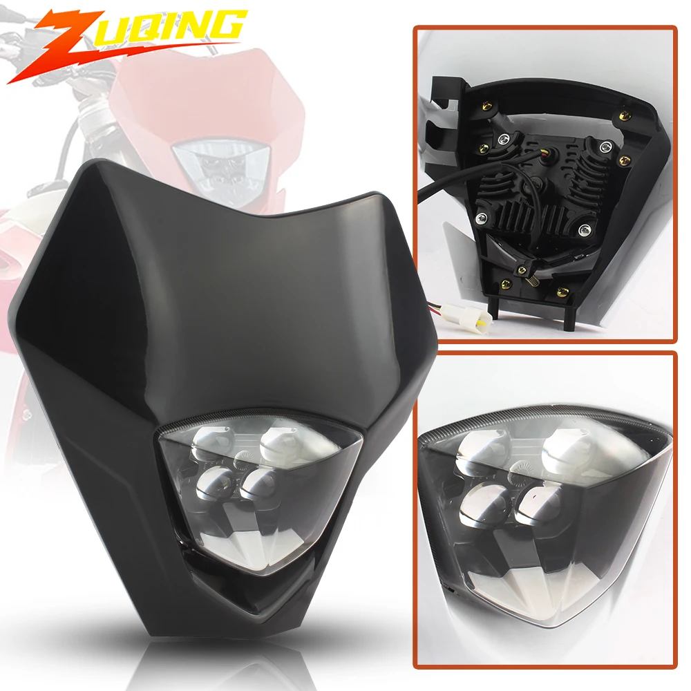

Motorcycle Headlight LED Plate Enduro Motocross Headlamp for Gas Gas EC 250 300 250F 350F EX 450F MC 2021-2023 Enduro Dirt Bike