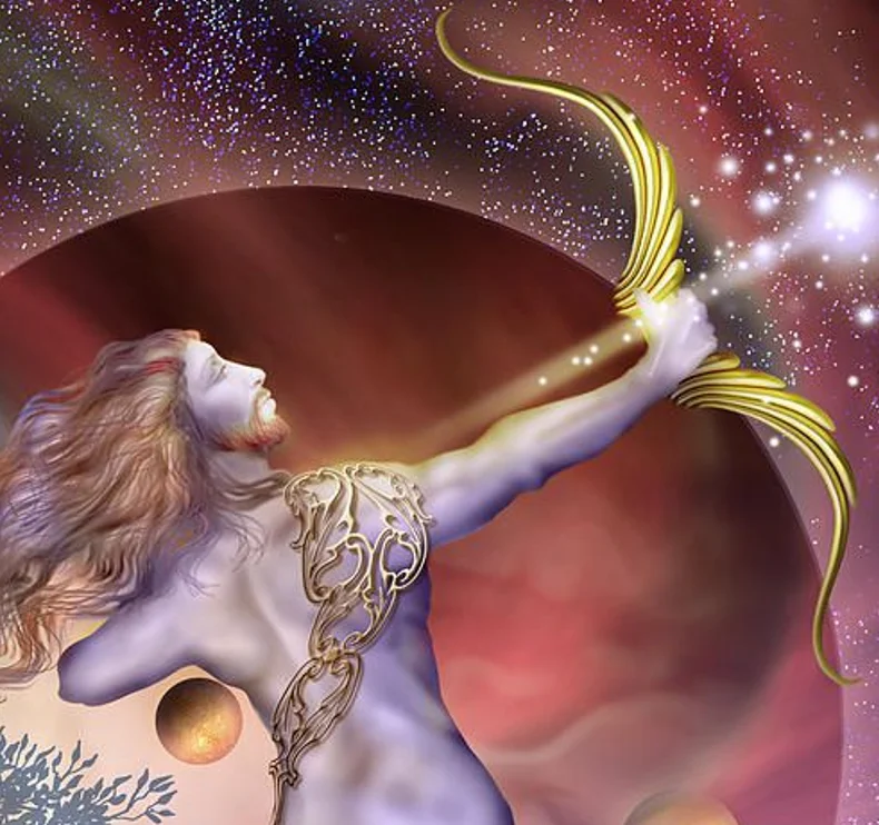 Постельное белье с изображением знака Зодиака Стрелец галактика Звездная