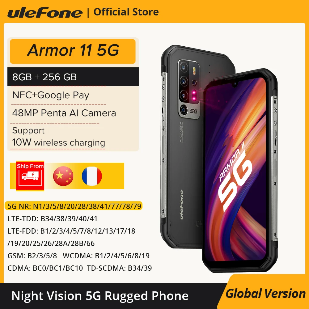 Ulefone Armor 11 со сканером отпечатка
