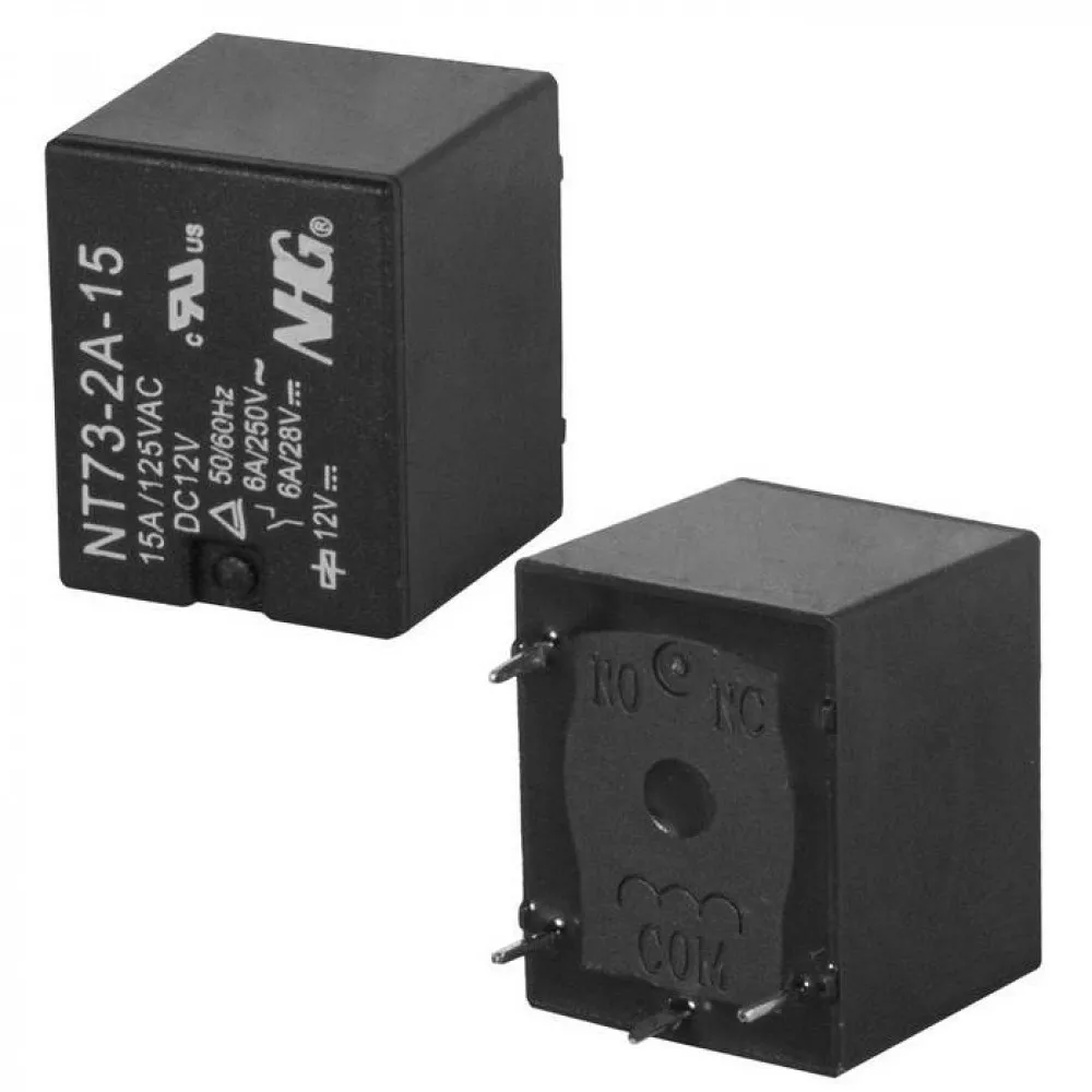 Electromagnetic relay nt73-2-a-15-dc12v (jqc-3f) | Relays