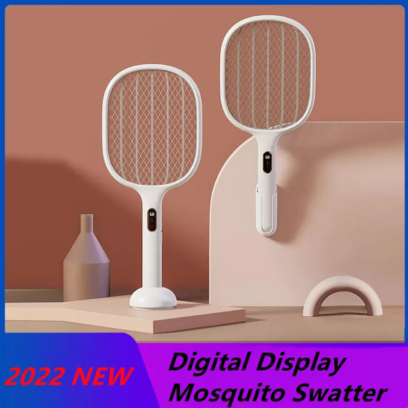 

XiaoMi Qualitell Smart Digital Display Electric Mosquito Swatter 2in1 Portable Type-C Charging Wall-mounted Mosquito Killer