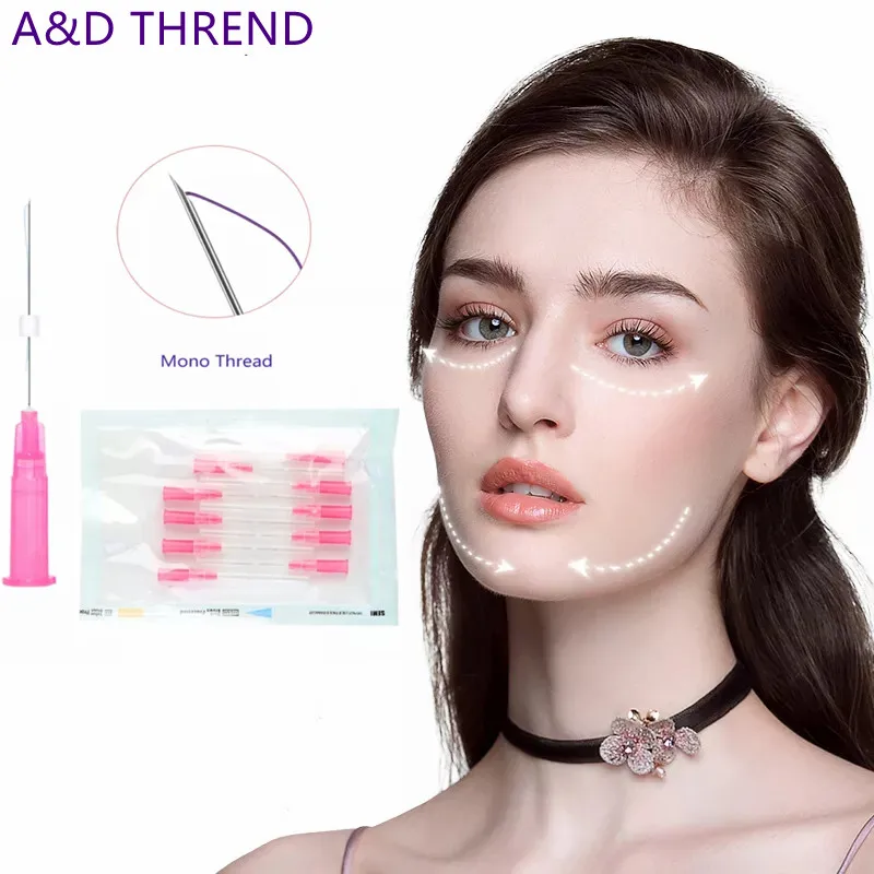 

Korea Hilos Tensores Pdo Threads Lift Smooth Mono 30G 13mm 25mm Mono Screw Face Collagen Medical Suture Fios De PDO PCL Thread