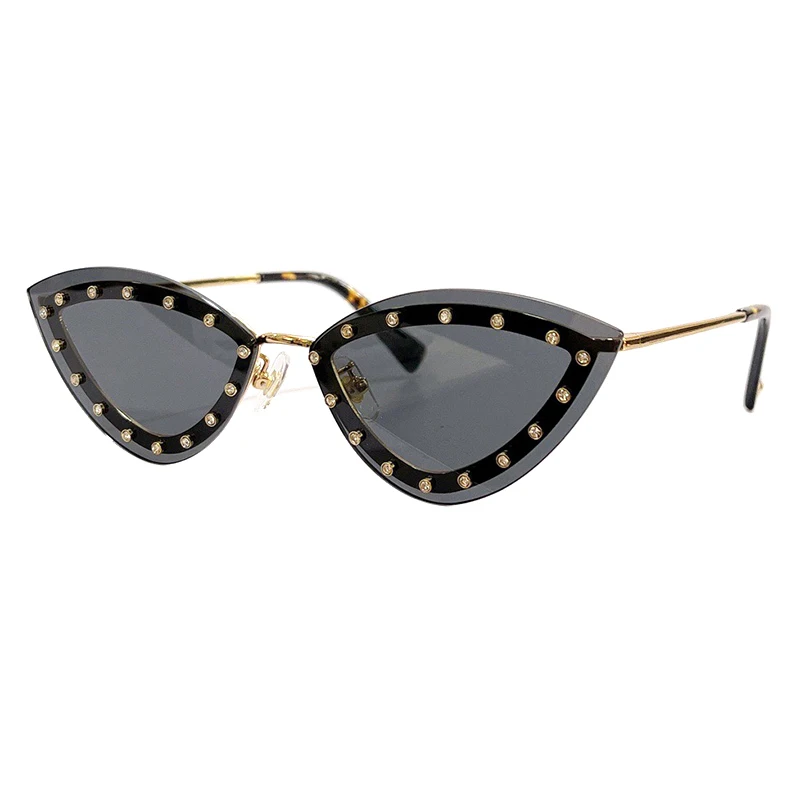 

Brand Desginer Sunglasses Women Cat Eyes Vintage Outdoor Driving Sun Glasses Driving Rivet Eyewear Oculos De Sol