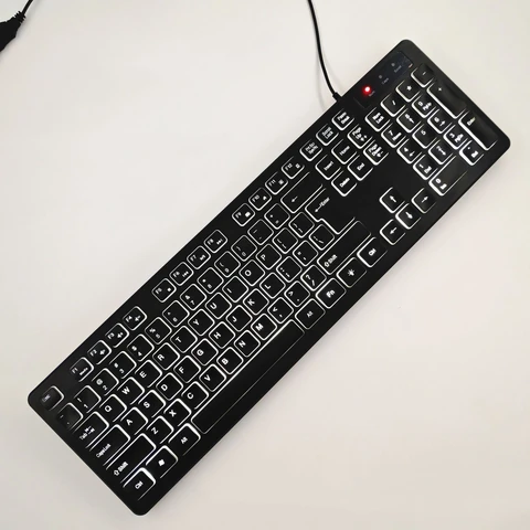 Радужная мембранная клавиатура W66 105 клавиш