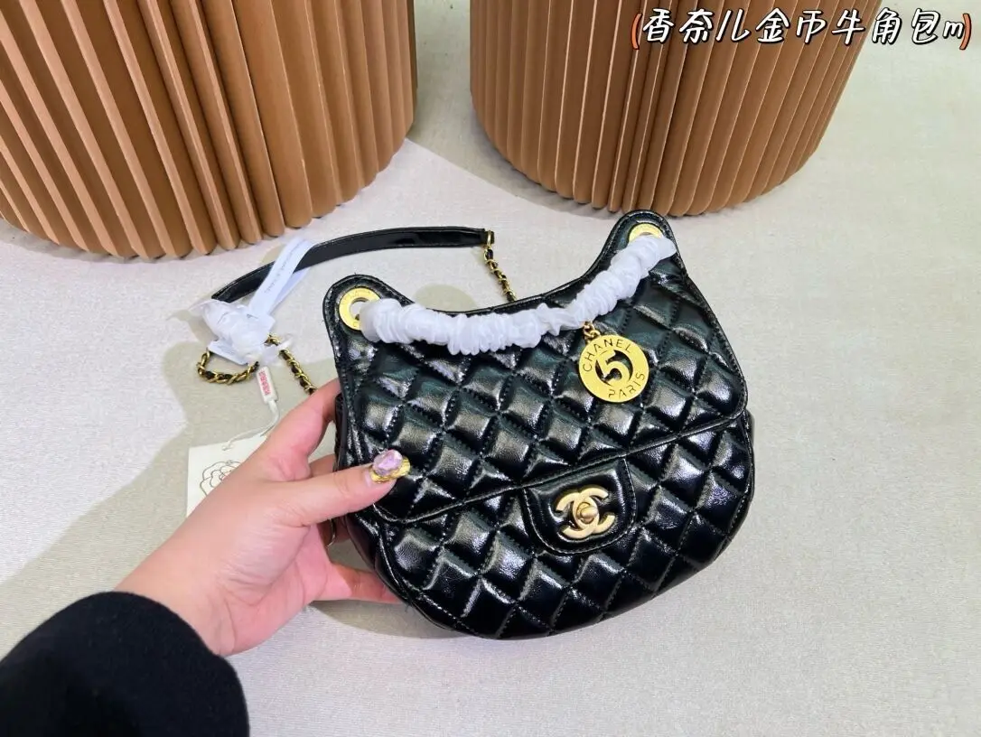 Кожаная В Стиле Шанель С Золотой Монетой Tmall Fairy Leather Через Плечо Для Старших