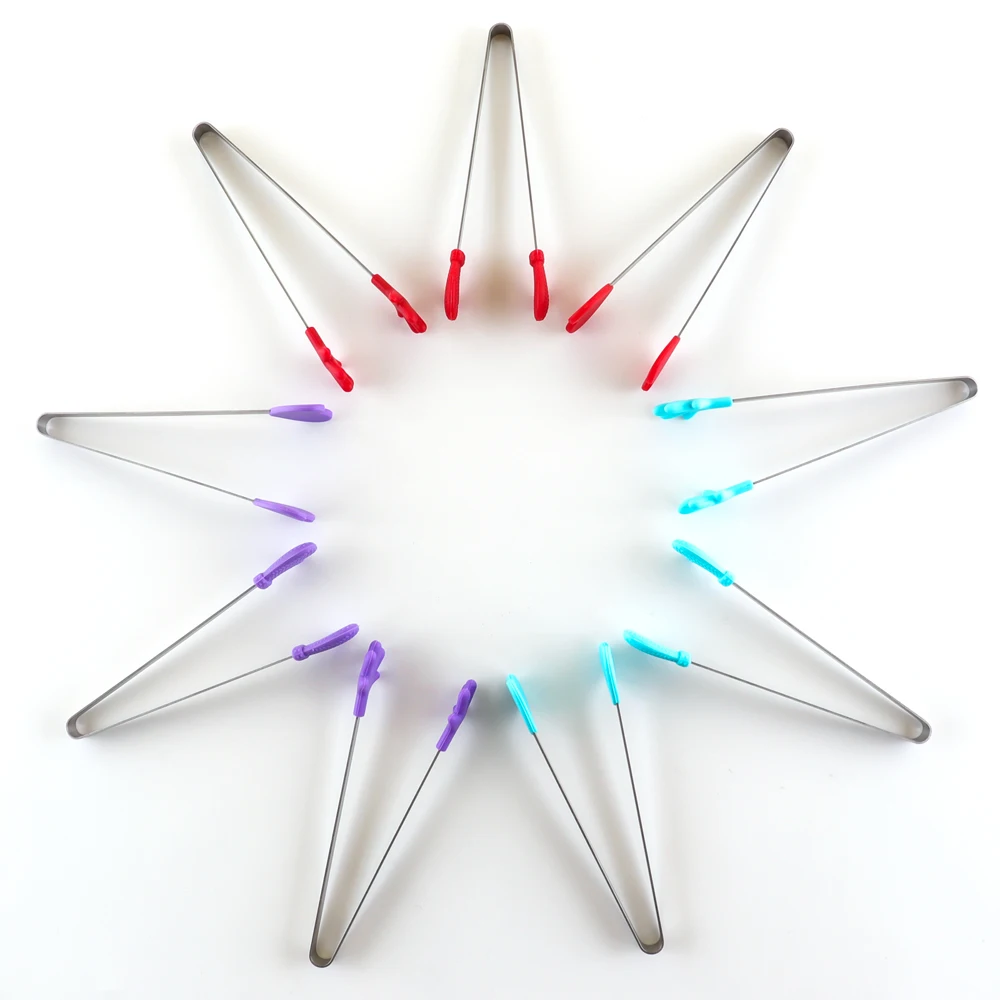 Оптовая продажа 9-12 шт силиконовые термостойкие ремесленные щипцы инструменты