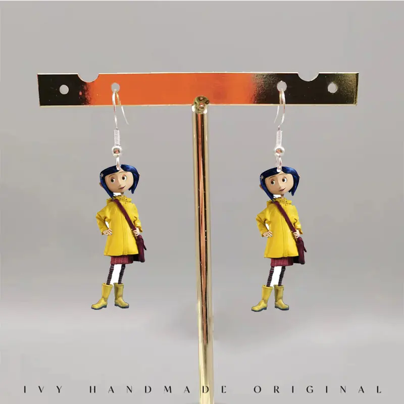 Красивые акриловые серьги Coraline подвесные женские ювелирные изделия аксессуары