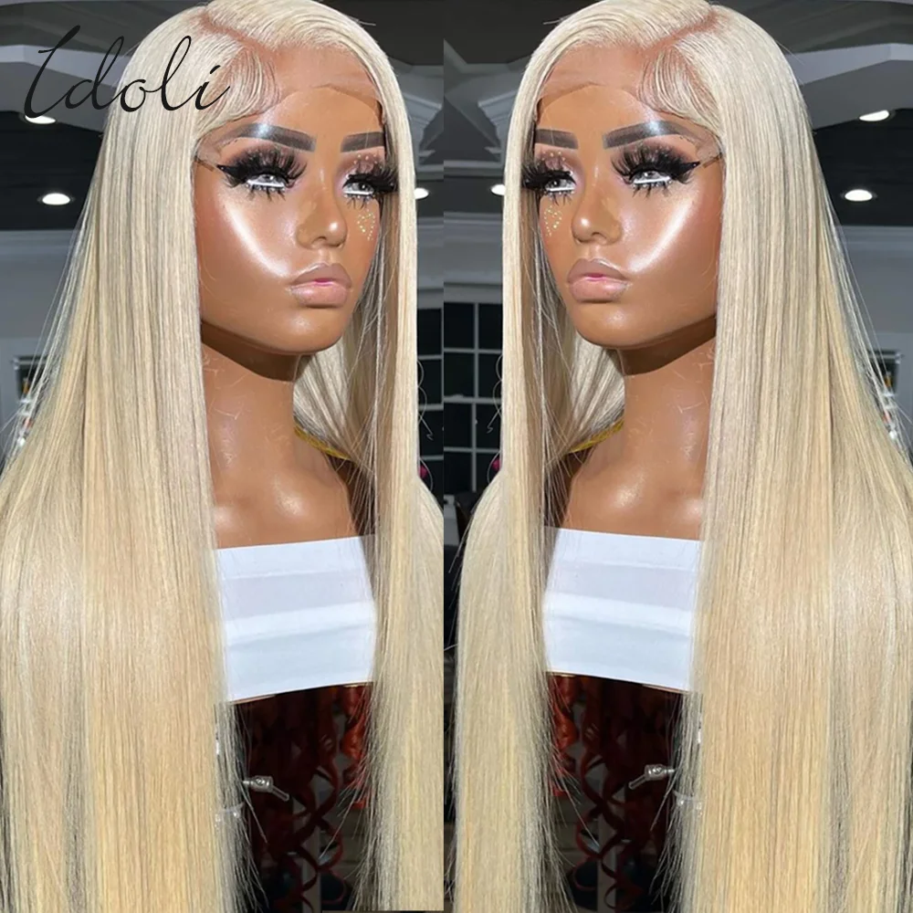 613 Прозрачный HD кружевной передний al парик плотность 180% человеческие волосы