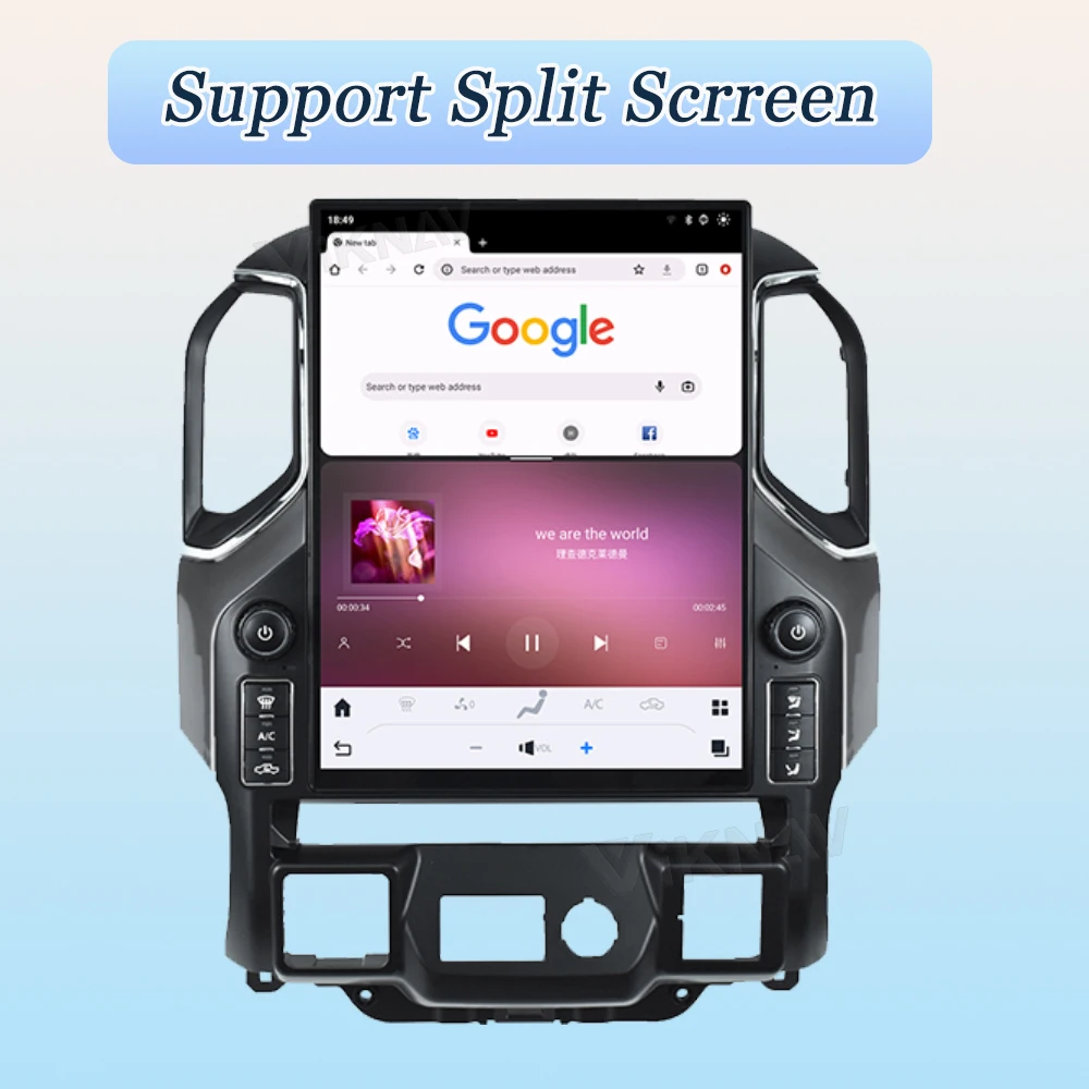 Viknav Android автомобильный радиоприемник для GMC Sierra Chevrolet Silverado 2019-2023 15 6-дюймовый HD