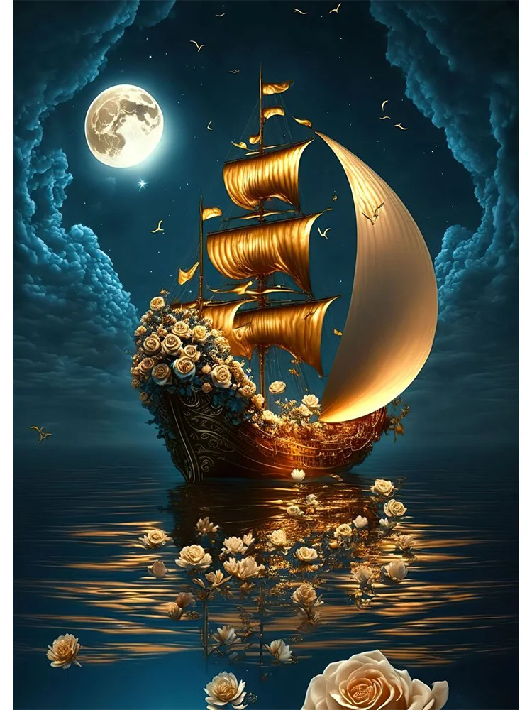 

Абстрактная картина «Пиратский корабль»