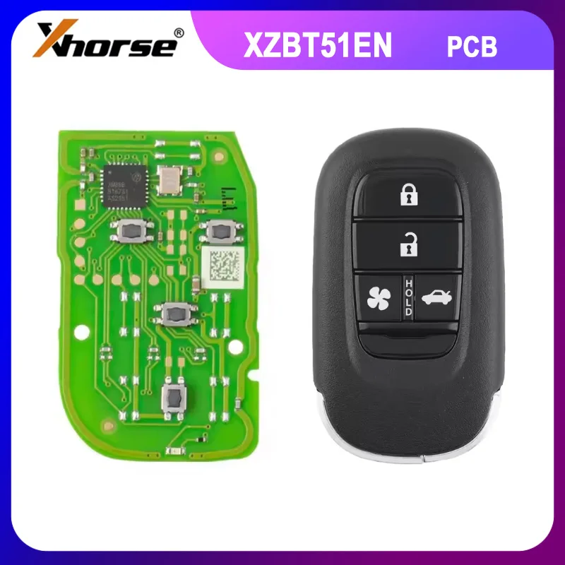 Фото Универсальный смарт-ключ для автомобиля Xhorse VVDI XZ Series XZBT51EN с корпусом ключа для HON.D №4