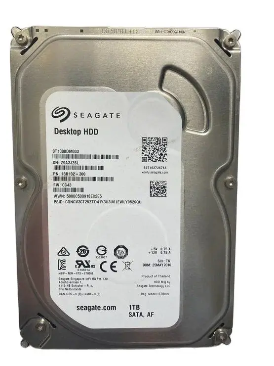 Жесткий диск Seagate Desktop HDD ST1000DM003 1TB SATA