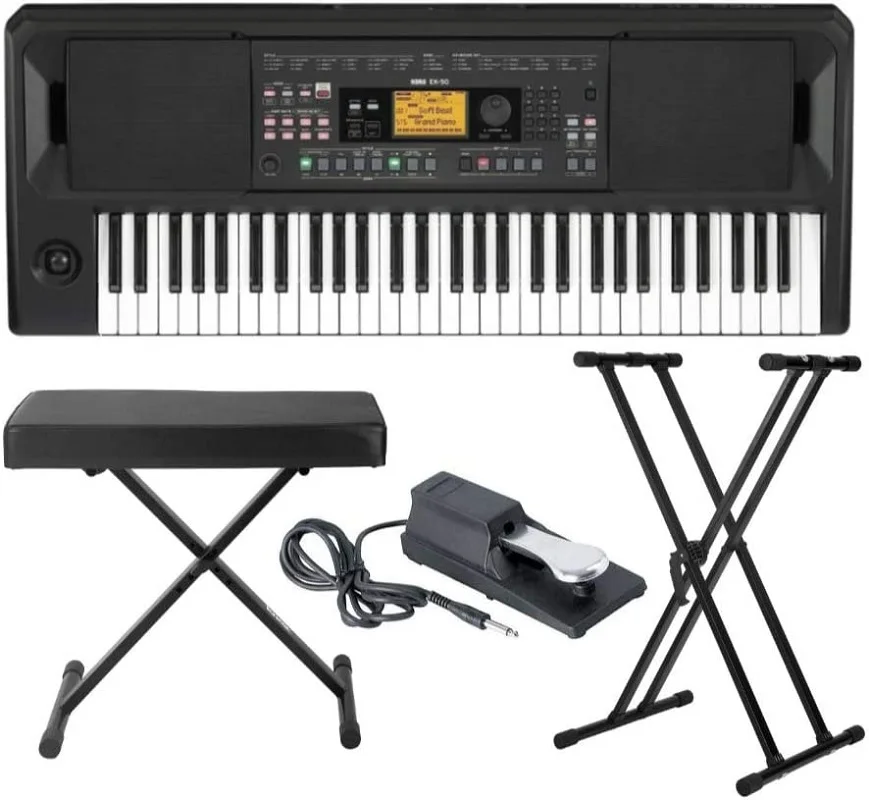 

(NEW DISCOUNT) Korgs Pa700 61-key Arranger Workstation, Keyboard Stand, Bench, Dust Cover