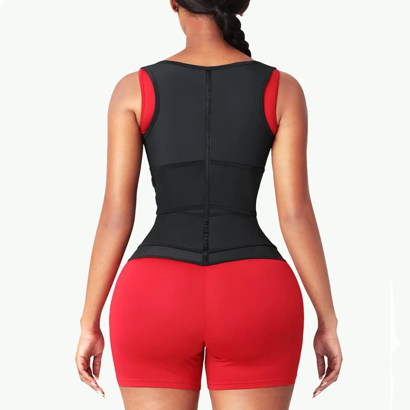 Latex Waist Trainer Vest Snatched Corset Women Double Strap Body Shaper 2 Belt Waist Cincher Shapewear Slimming Band Enhancer