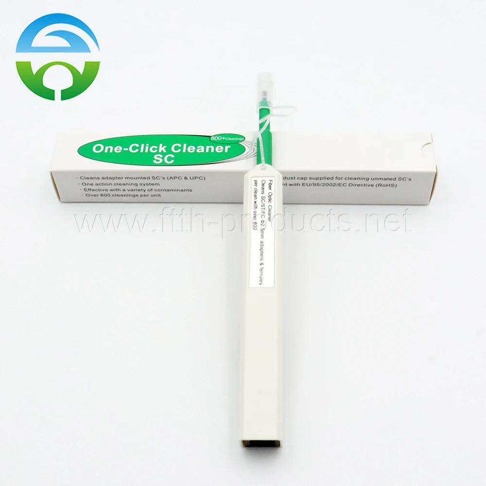Очиститель наконечников одним щелчком мыши для разъемов SC-FC-ST LC-MU Ручка чистки